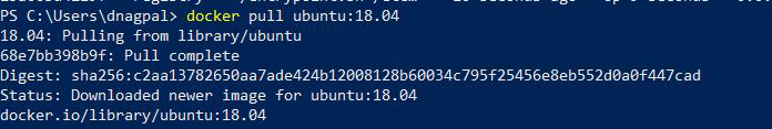Pull ubuntu 