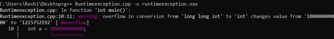 C++ program to show runtime exception large memory allocation