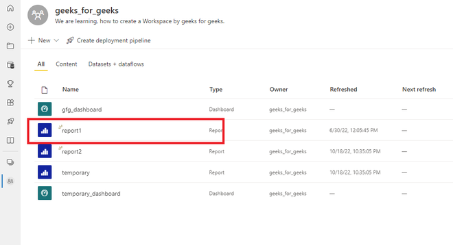 Power BI - How to add Reports to Dashboards?