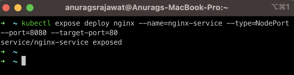 expose deployment