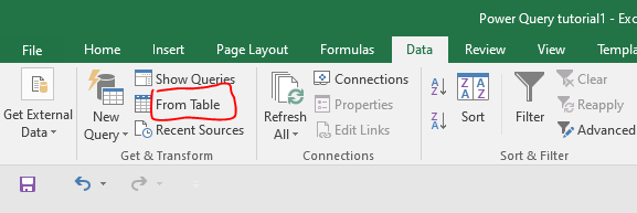 Select from table option.
