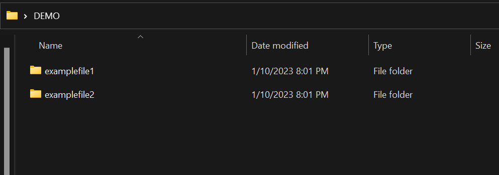 DEMO FILES