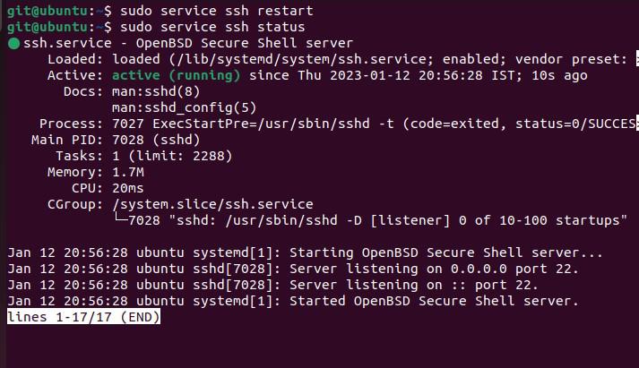 restarting-ssh-service