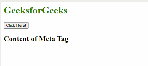 How to get the information from a meta tag using JavaScript?