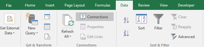 Select Connections from the Connections section.