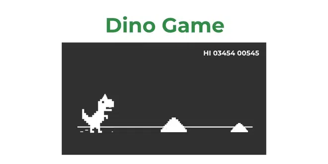 Dino Game in C
