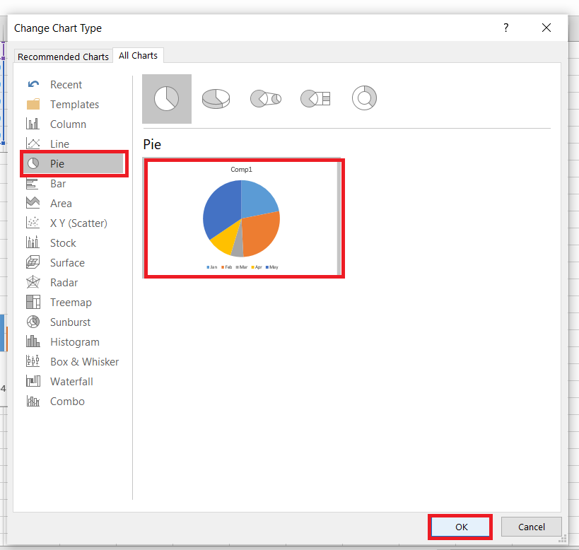 Create Graph in Excel