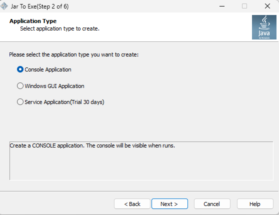 Chossing Console Application