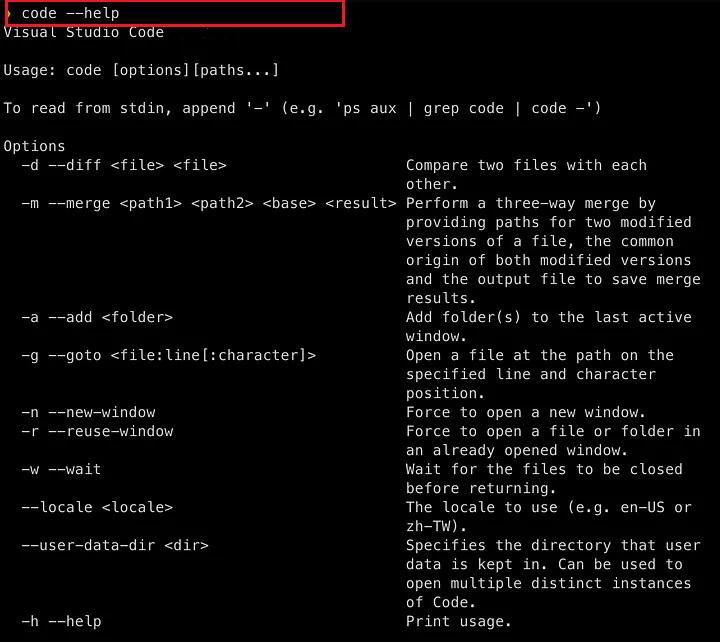 code---help-command