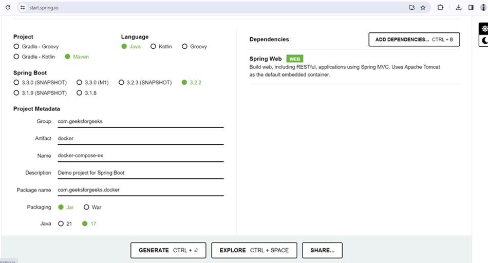 Creating a Spring Boot Application