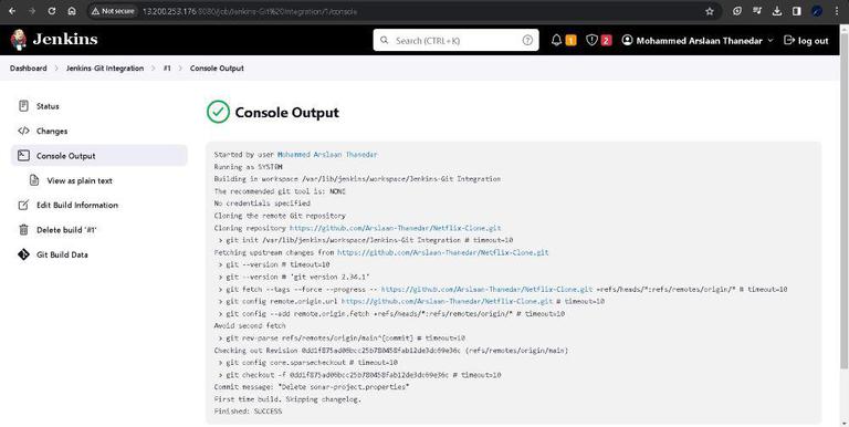 Console-Output