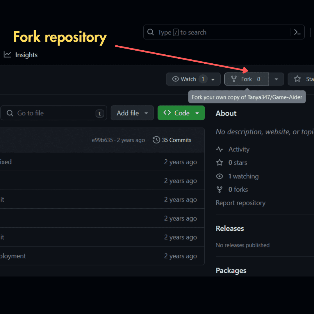 Fork the repository