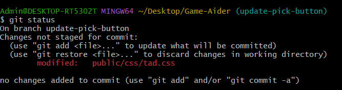 Changes have been made