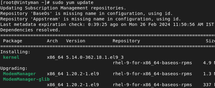 Update Your System