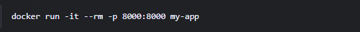 Running the Docker image