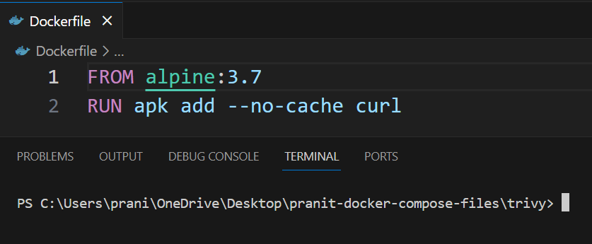 initial-dockerfile