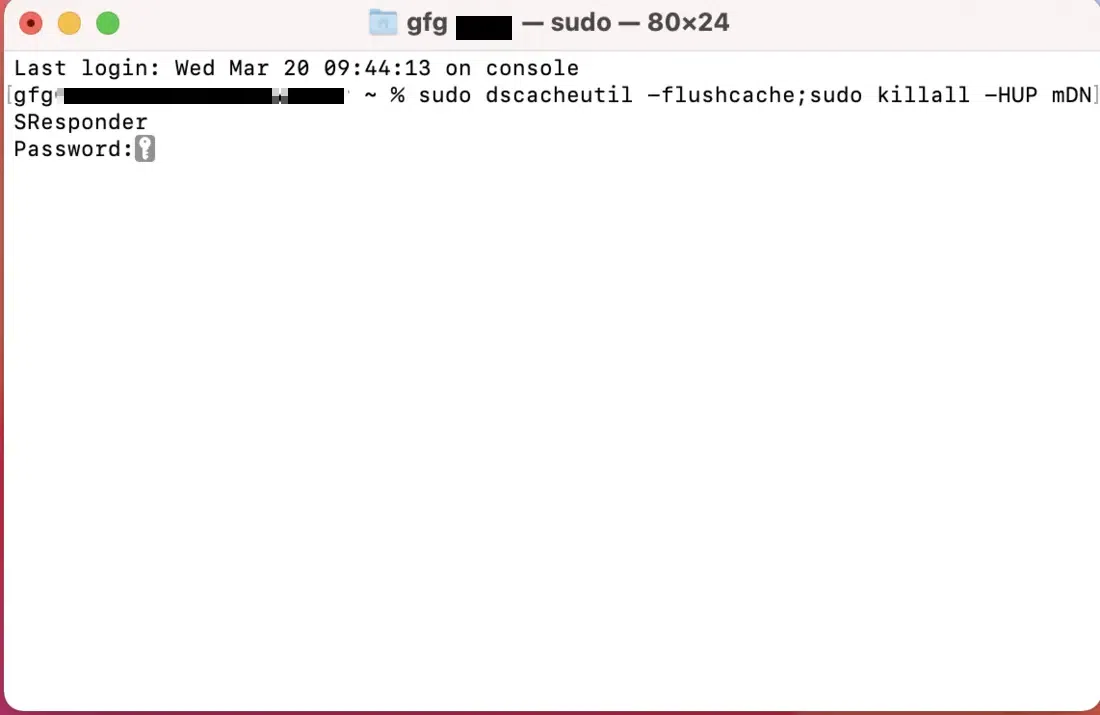 MacBook-Flush-DNS