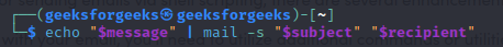construct email