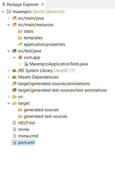 project folder