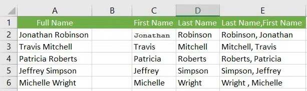 Alphabetize in Excel