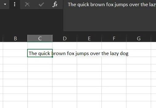 Wrap Text in Excel