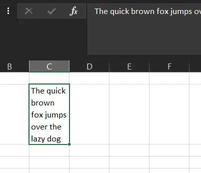 Wrap Text in Excel