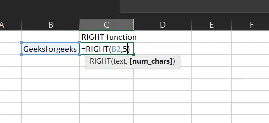 String Function in Excel