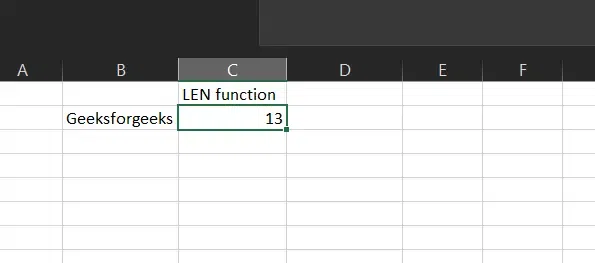 String Function in Excel