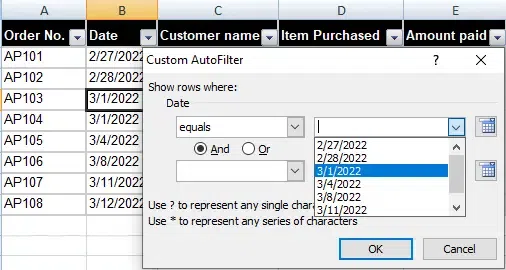How to Add, Use and Remove Filter in Excel