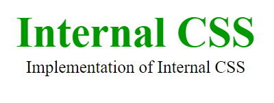 Internal-CSS