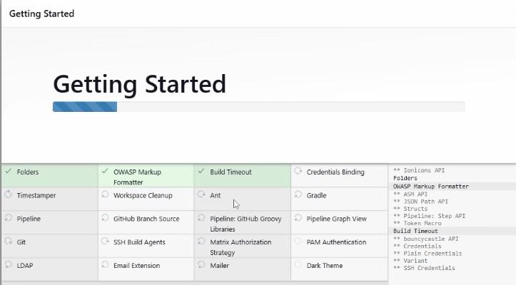 install commonly used plugins like Git, Pipeline, and Email Notification.