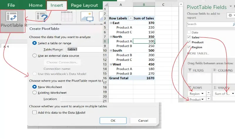 PIVOTTABLE