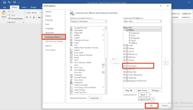 How To Insert a Checkbox in Word