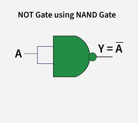 NOT-Gate-using-NAND-Gate