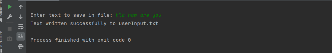 output