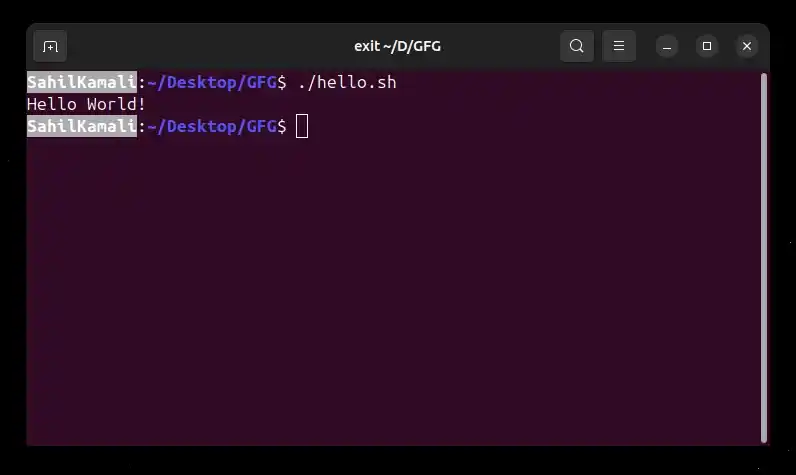 Hello-script-op
