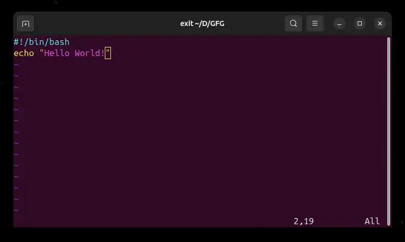 Hello-script