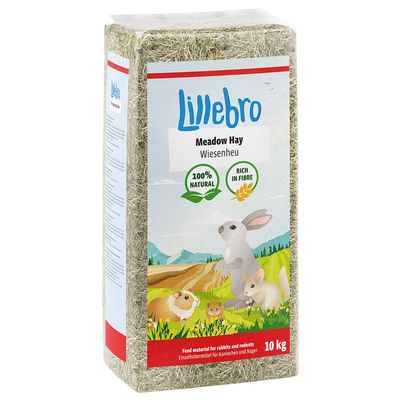 Lillebro Wiesenheu, 4 kg. 100% natürlich, reich an Ballaststoffen. Einzelfuttermittel für Kaninchen und Nager.