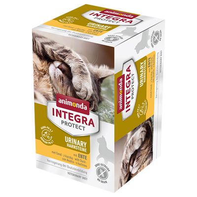 animonda INTEGRA PROTECT URINARY HARNSTEINE mit RIND, 24x100 g, bez žitarica, Harn-pH 6,7, smanjenje stvaranja oksalatnih kamenaca, veterinarska dijeta