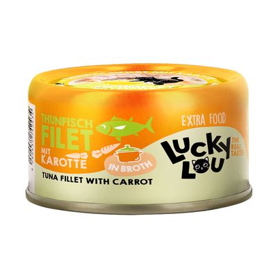 Lucky Lou file od tune s mrkvom u juhi, Extra Food, 12x70g.
