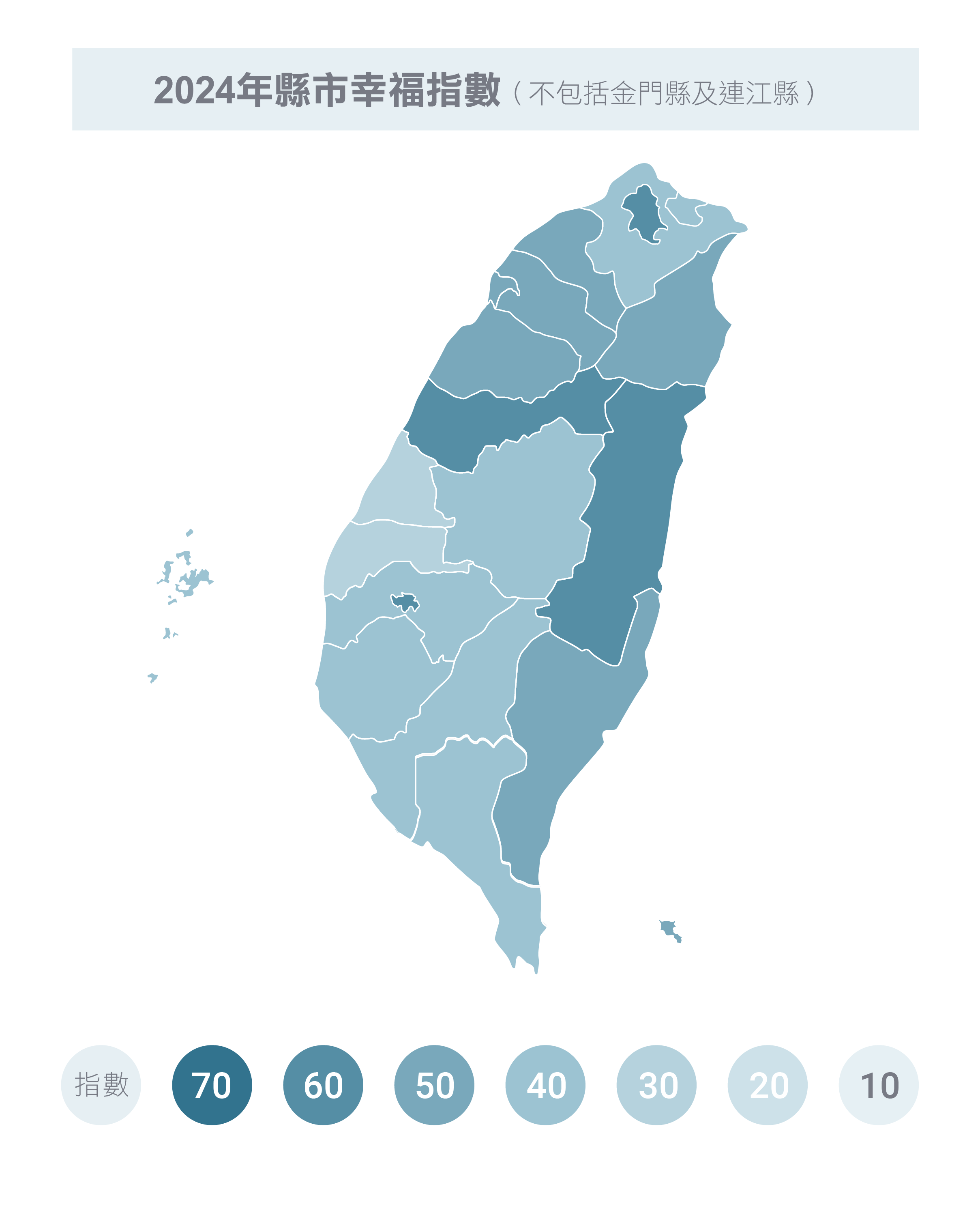 2024縣市幸福指數