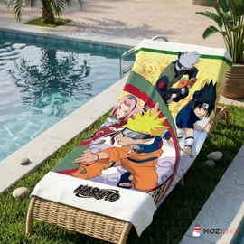 Naruto törölköző, fürdőlepedő 70x140cm - Team 7