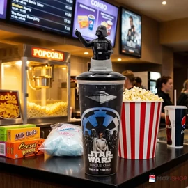 Zsivány Egyes - Egy Star Wars történet pohár és Darth Vader figura, topper