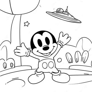 Mickey Mouse Klubbhus Romeventyr Fargeleggingssider