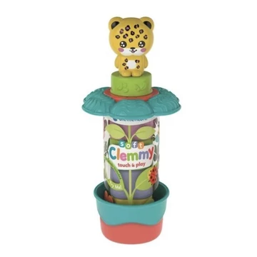 Színes Clemmy Garden Leopard puha építőkocka szett 7 db-os Clementoni
