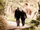 Couple de retraités bio
