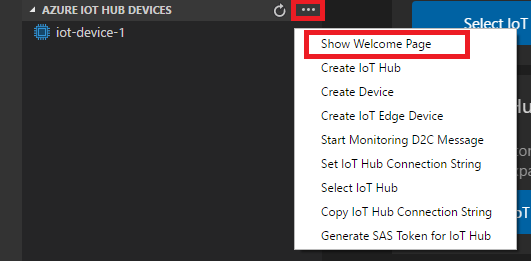 welcome page
