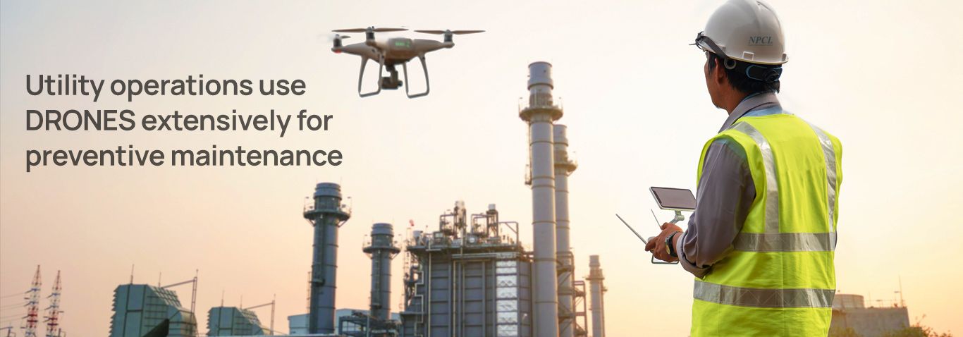 Utility operations use drones extensively for preventive maintenance