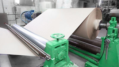 papel-cartão de material renovável 