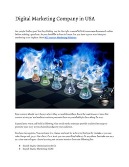 (https://www.mdimsolutions.com/)Digital Marketing Company in USA 
 
 
Are people finding you? Are they finding you for the r